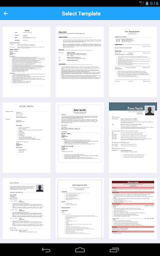 Resume Builder App Free - PDF
