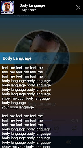 EddyKenzo lyrics, offline Screen 3