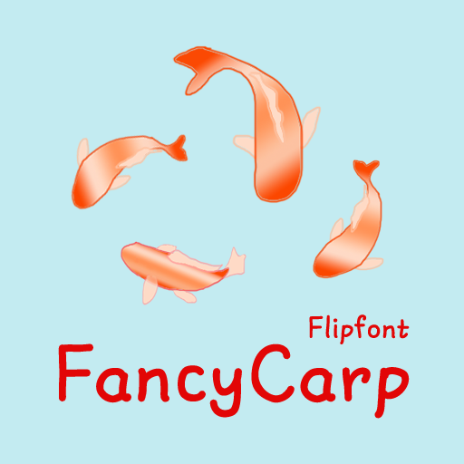 GFFancyCarp™ Latin FlipFont logo