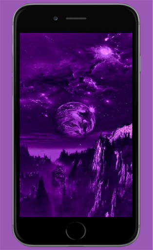 Android application Purple Aesthetic Wallpaper screenshort