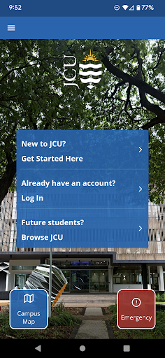 Android application JCU App screenshort