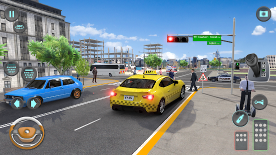 Скачать игру City Taxi Driving simulator: PVP Cab Games 2020 для Android бесплатно