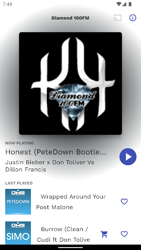 Diamond 100FM Screenshot 1 - AppWisp.com