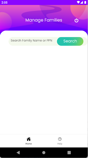 Parentfinder Management Screen 2