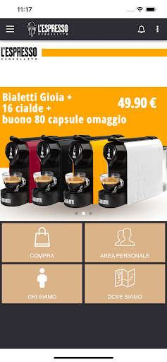 Android application L'Espresso Mascotte screenshort