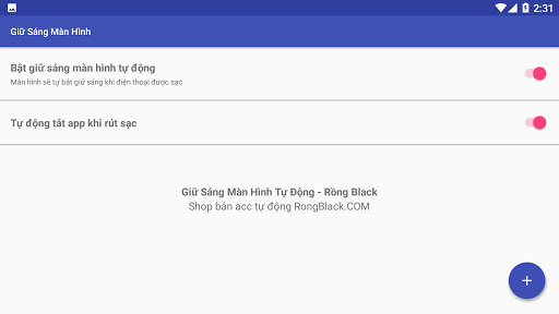 Giữ Sáng Màn Hình - Keep Scree