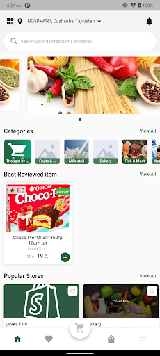 Android application lavka.tj screenshort