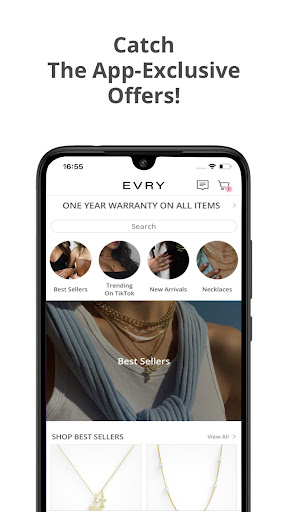 Android application Evry Jewels screenshort
