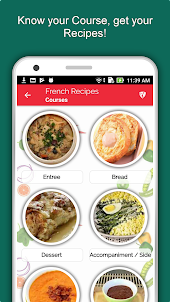 French Food Recipes Offline