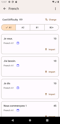 Android application Lingo House screenshort
