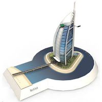 Burj Khalifa DIY Papercraft 3D