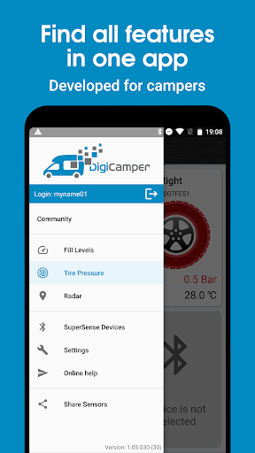 Android application DigiCamper: We.Camp.Digital screenshort