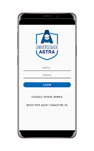 Android application Universidade Astra screenshort