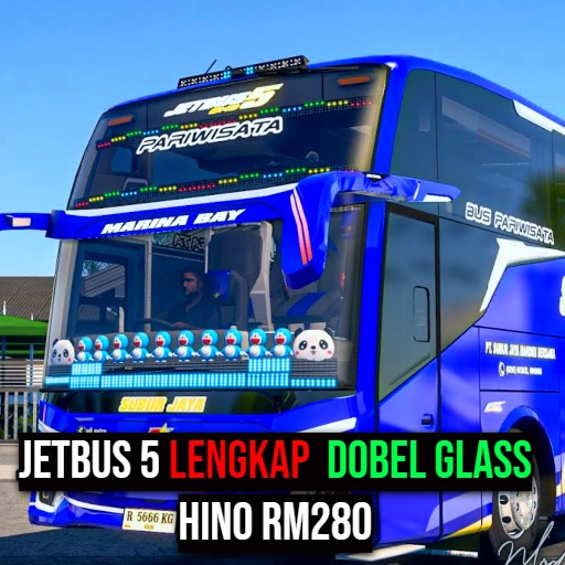 Mod Bussid Jetbus 5 super logo