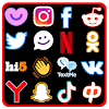 All Social Media & Social Networks Apps- Universal icon