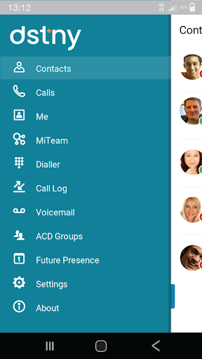Android application Dstny BE screenshort