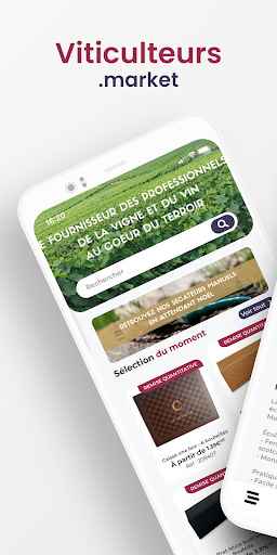 Android application Viticulteurs.market screenshort