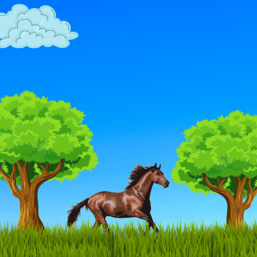 Horse Run 2D logo