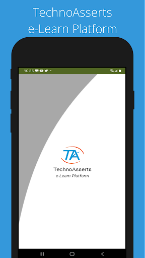 Android application TechnoAsserts e-Learn Platform screenshort