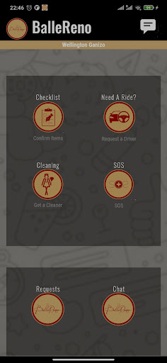 Android application BalleReno screenshort