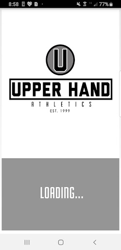 Android application Upper Hand Athletics screenshort