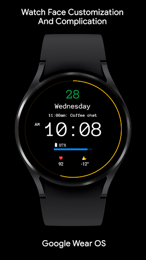 IV62 Minimal Watch Face Screen 3