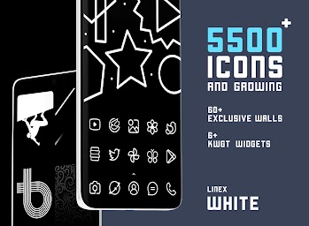 LineX White Icon Pack