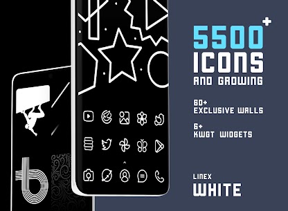 LineX White Icon Pack 6.1 Apk 1