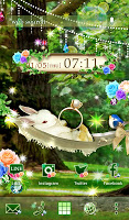 screenshot of Cute Theme Rabbit's Nap