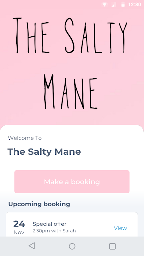 Android application The Salty Mane screenshort
