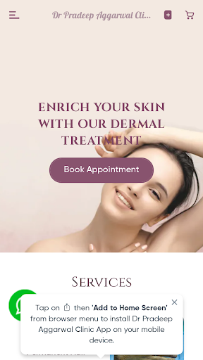 Dr Pradeep Aggarwal Clinic Screen 2