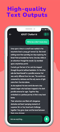 ADUST Chatbot Ai Screen 3