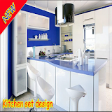 Kitchen set design icon