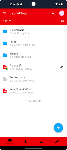 ZoneCloud - Cloud storage Screen 2