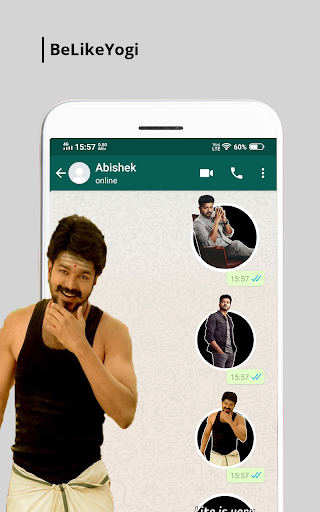 Be Like Yogi   Tamil Stickers