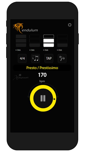 Android application Metronome - Pendulum screenshort