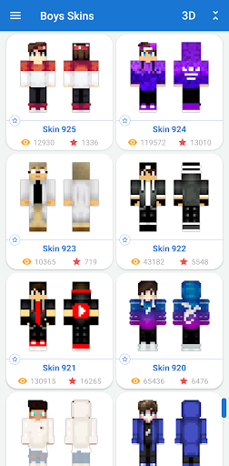 Boys Skins for Minecraft PE Screenshot 4 - AppWisp.com