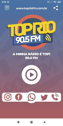 Android application Rádio Top Rio FM 90,5 screenshort