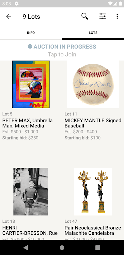Blackwell Auctions Screen 3