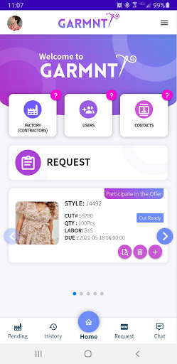 GARMNTT Screen 2