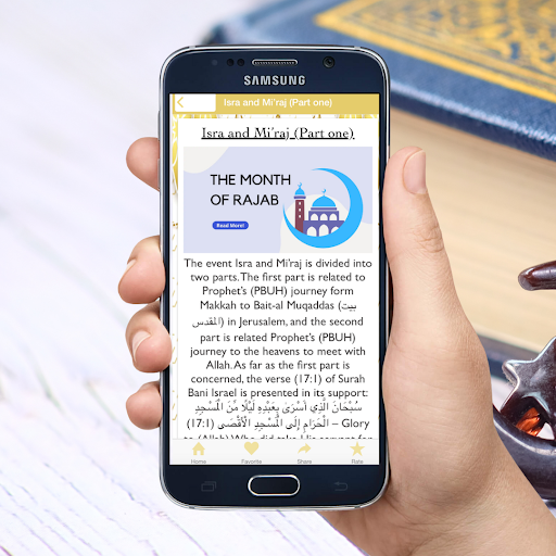 Android application Rajab duas- Al-Isra’ & Mi’raj screenshort