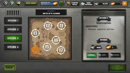 Tanks of Battle: World War 2 Screenshot