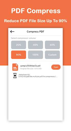 Compress PDF File Compressor Screen 3