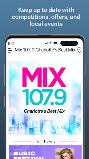 Mix 107.9 Charlottes Best Mix Screen 3