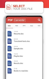 Pdf Converter Doc Ppt Xls Txt Word Png Jpg Wps V202 Pro Android Applications Android Zone