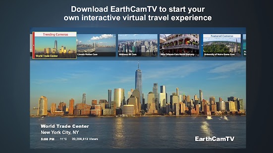 Captura de tela do EarthCamTV 2