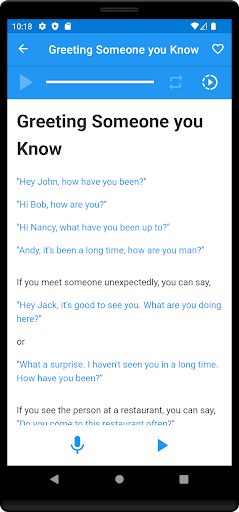 Screenshot of Learn English Speaking