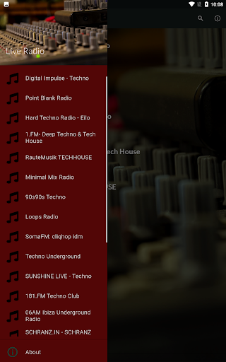 Techno Music Radio Stations Screen 2