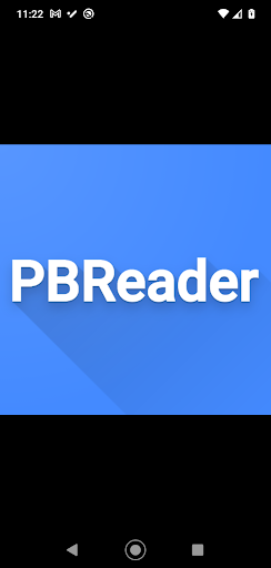 Android application PBReader screenshort