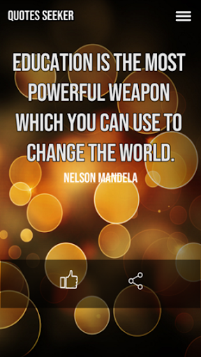 Android application Quote Seeker screenshort